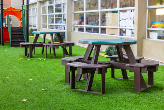 Mesa de Picnic Octogonal Sustentable