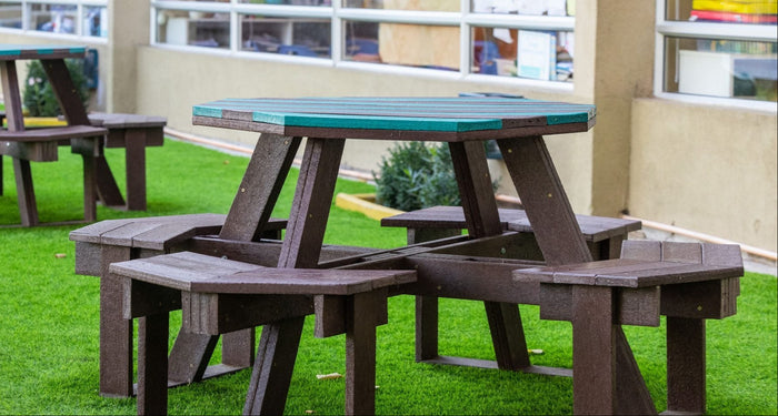 Mesas de picnic para colegios