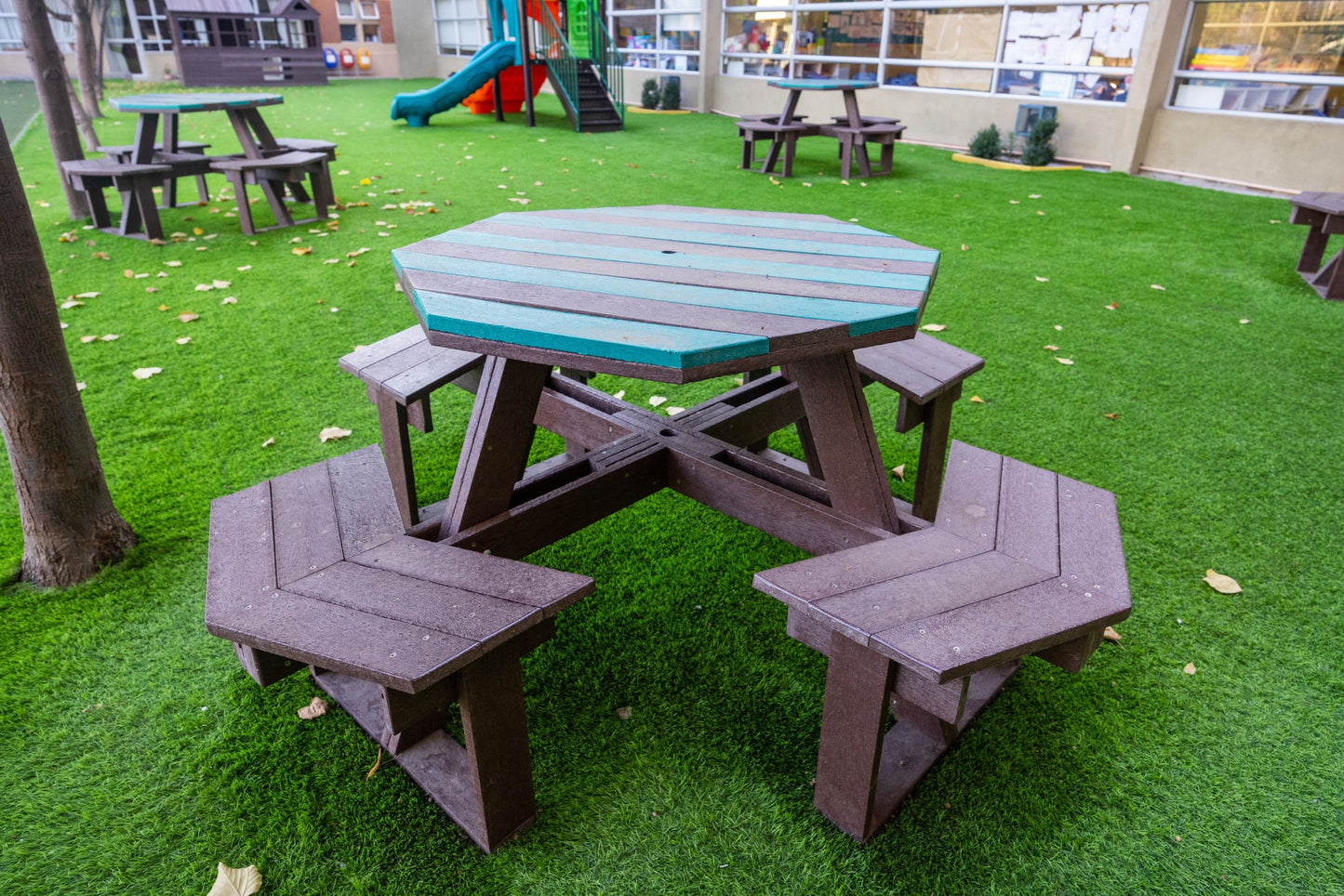 Mesa de Picnic Octogonal Sustentable