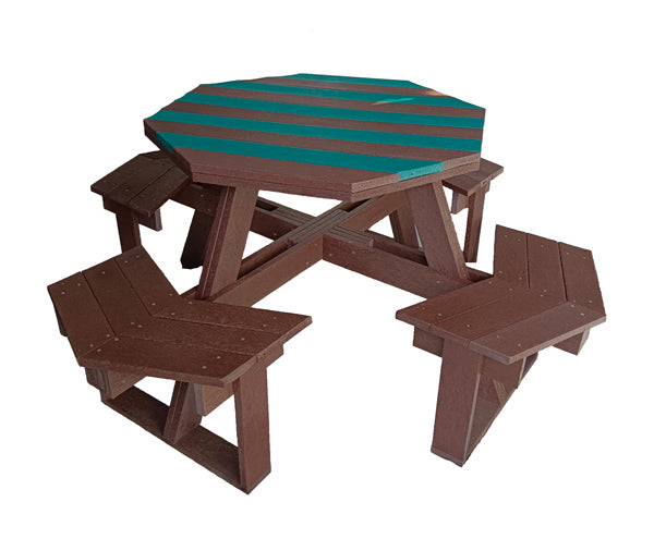 Mesa de Picnic Octogonal Sustentable