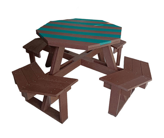 Mesa de Picnic Octogonal Sustentable